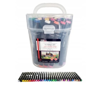 НАБОР ХУДОЖЕСТВЕННЫХ МАРКЕТОВ, 30 шт. + БЛЕНДЕР