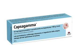 CAPSAGAMMA, krem z kapsaicyną, 40G
