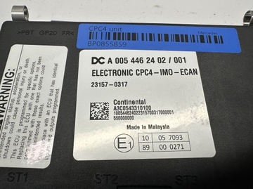 MERCEDES BENZ JEDNOSTKA STEROWNIK KOMPUTER CPC4 A0054462402