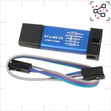 ST-Link V2 Программатор для STM32 и STM8 Отладчик JTAG SWIM USB + кабели
