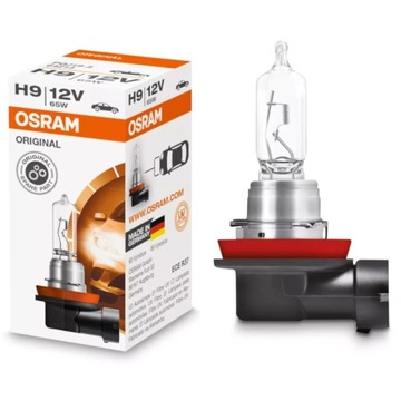 Żarówka H9 OSRAM Original PGJ19-5 12V 65W / Alkotest w zestawie !