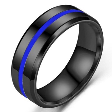 OBRĄCZKA MĘSKA SYGNET STAL SZLACHETNA 316L ROZ 19