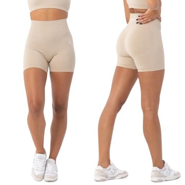 CARPATREE SPODENKI DAMSKIE KOLARKI SPORTOWE BIKERY WYSOKI STAN PUSH UP