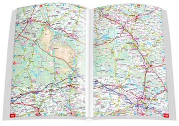 Автомобильный атлас Польши 1:250 000 2023/2024 г.