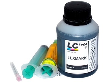 TUSZ do LEXMARK 250ml PIGMENT + AKCESORIA + PŁYN