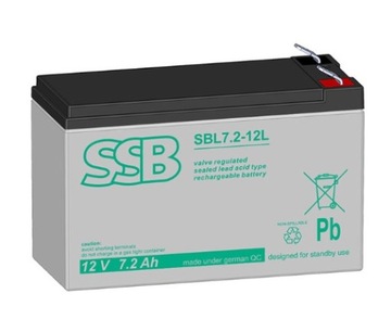 Akumulator AGM 12V 7.2Ah - Bezobsługowy SBL/SSB