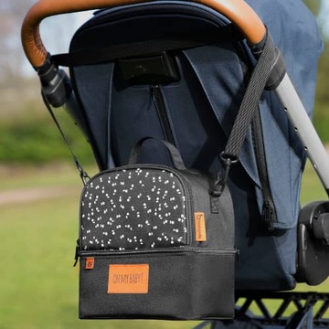 Сумка THERMAL для коляски Badabulle Pick and Go, черная T011