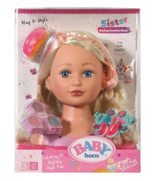 Голова для зачісок Zapf Creation Baby Born 27 см 827307