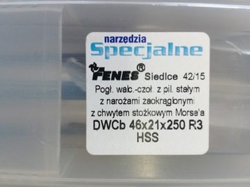 Pogłębiacz walcowo-czołowy DWCb 46x21x250 R3 HSS