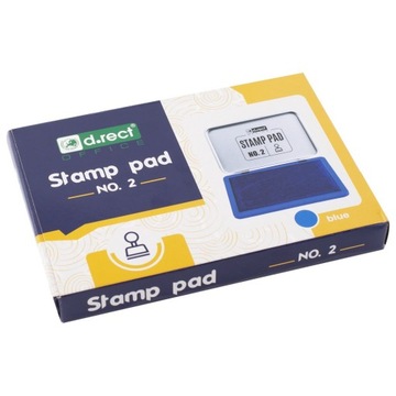 ПОДУШКА ДЛЯ ШТАМПОВ, синяя STAMP