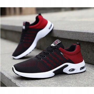 Новые мужские повседневные кроссовки с сеткой, дышащая спортивная обувь.