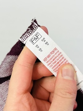 Свободная блузка в клетку XXL 44 F&F