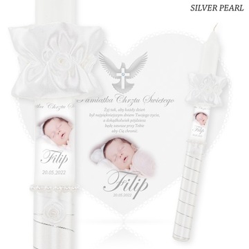 Деревянная КОРОБКА Свеча в форме S ФОТО СЕРЕБРО