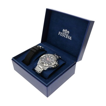 Zegarek Męski Festina F20665-4 srebrny bransoleta