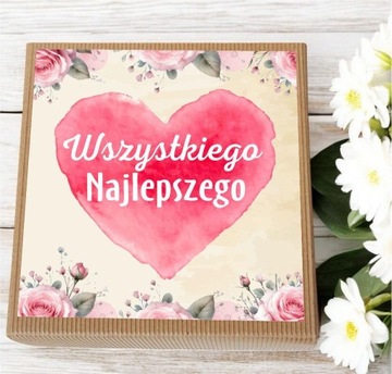 PREZENT na Dzień Kobiet DLA MAMY BABCI DLA NIEJ URODZINY IMIENINY KOSZ BOX