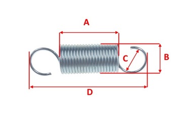 ПРУЖИНА ПРИВОДА КОСИЛКИ И НАТЯЖИТЕЛЬ ТРОТЕКА
