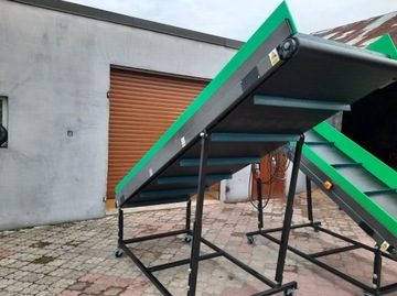 Конвейер ленточный восходящего типа, 3,3 м х 0,9 м