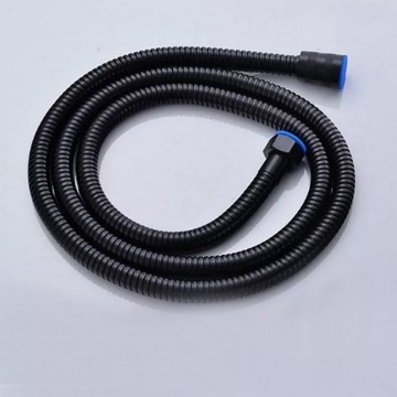 Черный душевой шланг 150см.