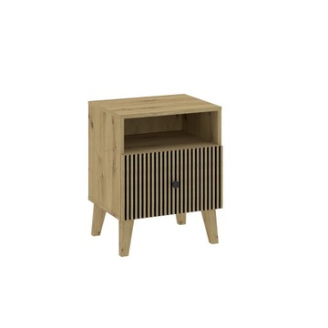 SZAFKA NOCNA LOFT DĄB ARTISAN 47 CM X 58 CM Z SZUFLADĄ