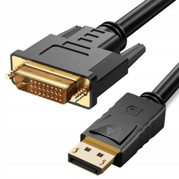 Kabel DVI Displayport DP do DVI 2m Display port