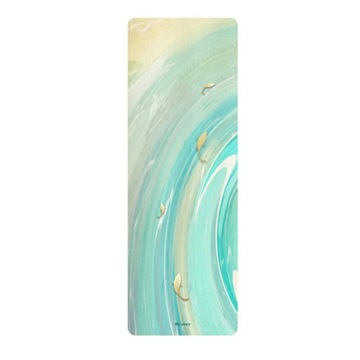 Printed Polar Fleece Yoga Mat Towel Anti Slip Grip Sweat Absorbent Yoga