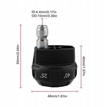Автоматическая мойка высокого давления с распылителем 6-в-1
