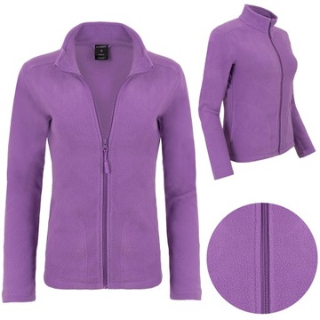 BLUZA DAMSKA POLAROWA CIEPŁA ROZPINANA POLAR XXL