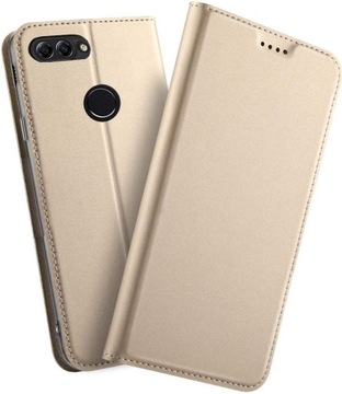 ETUI MAGNET FLIP DO HUAWEI P SMART 2018 +SZKŁO
