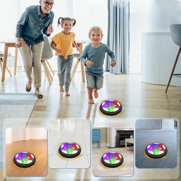 НАБОР ДЕТСКИХ ХОККЕЙНЫХ МЯЧОВ HOVER BALL LED +2* биты
