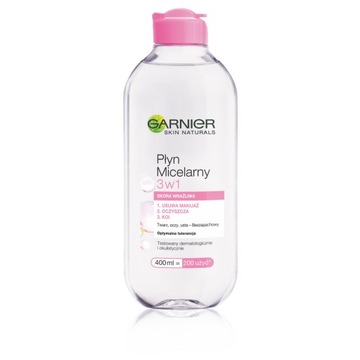 GARNIER PŁYN MICELARNY 3W1 400 ML