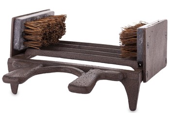 Декоративная машинка для чистки обуви из коричневого чугуна