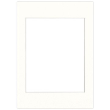 Passe partout 50x70 (40x50) SNOW WHITE - BIAŁY