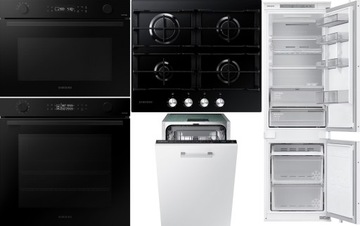 Zestaw SAMSUNG NV7B44251AK + NQ5B4513GBK + DW50R4070BB + NA64H3000AK + BRB2