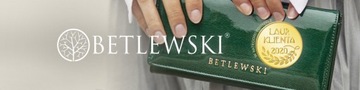 Женский кожаный кошелек Betlewski на молнии с пеналом