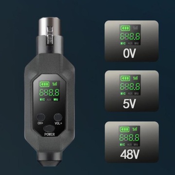 Mikrofon Nadajnik Odbiornik Stabilna transmisja Adapter mikrofonu XLR do ur