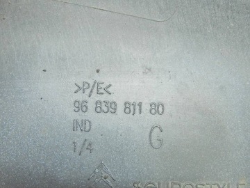 CITROEN DS3 09-14 KRYT NOSNÍKU LEVÝ ZADNÍ 9683981180