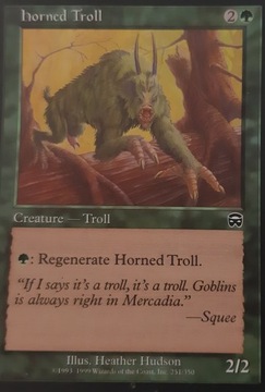 Magic The Gathering: horned Troll