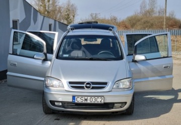Opel Zafira A 1.6 16V 101KM 2004 Opel Zafira 1,6 Benzyna Klima 7-osob 1.6 Benzyna 100KM, zdjęcie 10
