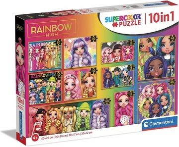 CLEMENTONI PUZZLE 10W1 RAINBOW 20273