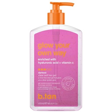 b.tan Glow Your Own Way Przezroczysty Żel Samoopalający 437ml