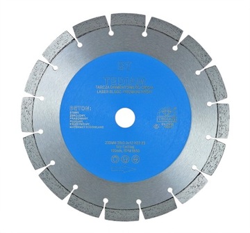 TARCZA DIAMENTOWA 230 x 22 mm BT BETON GRANIT BRUK