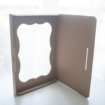 папка с окном 13х18