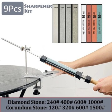 Adjustable Angle Fixed Knife Sharpener Kit Pro Blade Sharpening Scissors Po