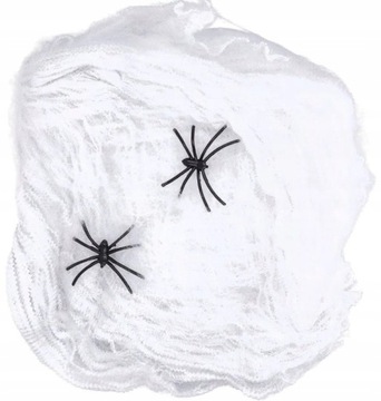 Pajęczyna Halloween sieć +2 PAJĄKI 60g