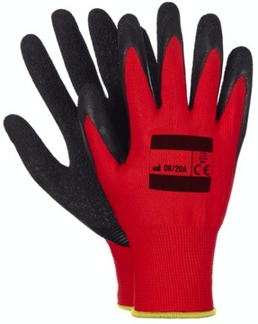 Rękawice robocze LATEX mocne POROWATE r. 10 /6-11