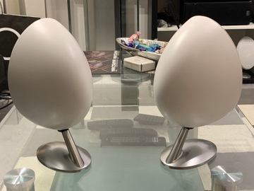 KEF E301 (E-301) Kolumny podstawkowe (surround) Białe Satin Sklep 1800zł