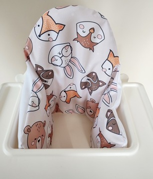 IKEA ANTILOP POKRYCIE POKROWIEC DO KRZESEŁKA WODOODPORNE ANIMALS WYPEŁNIONA