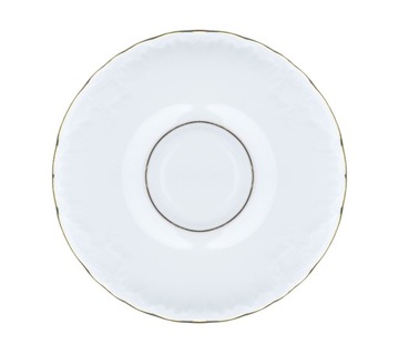 ĆMIELÓW ROCOCO SPODEK 15,7 CM DEKORACJA 3604 ZŁOTY