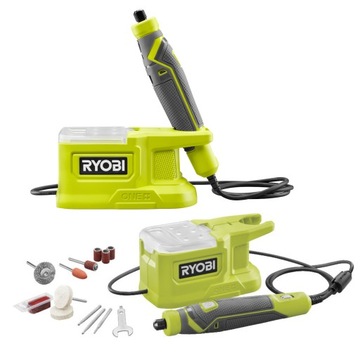 RYOBI МИНИ-ШЛИФОВАЛЬНЫЙ СТАНОК DREMEL ТИПА ГРАВИРОВАЛЬНЫЙ СТАНОК 18V RRT18