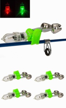 ZESTAW4x SYGNALIZATOR SZCZYTÓWKĘ DZWONEK+DIODY LED